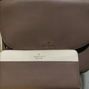 Kate Spade Handbag with matching wallet